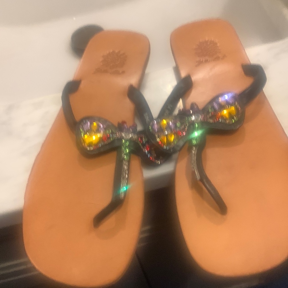 Yellow box sandals